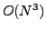 $ O(N^3)$