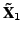 $ \textbf{\~X}_1$